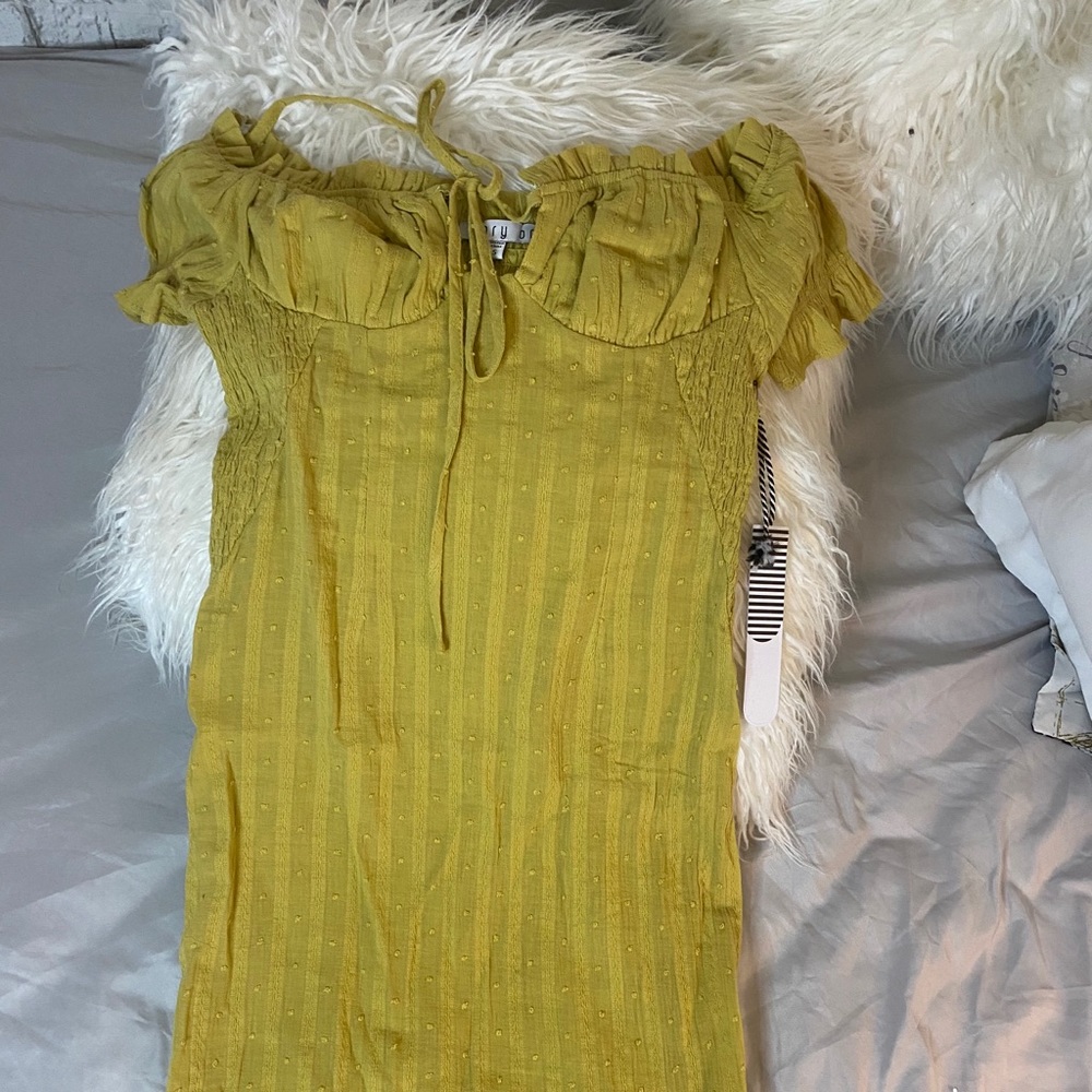 Off shoulder mini dress